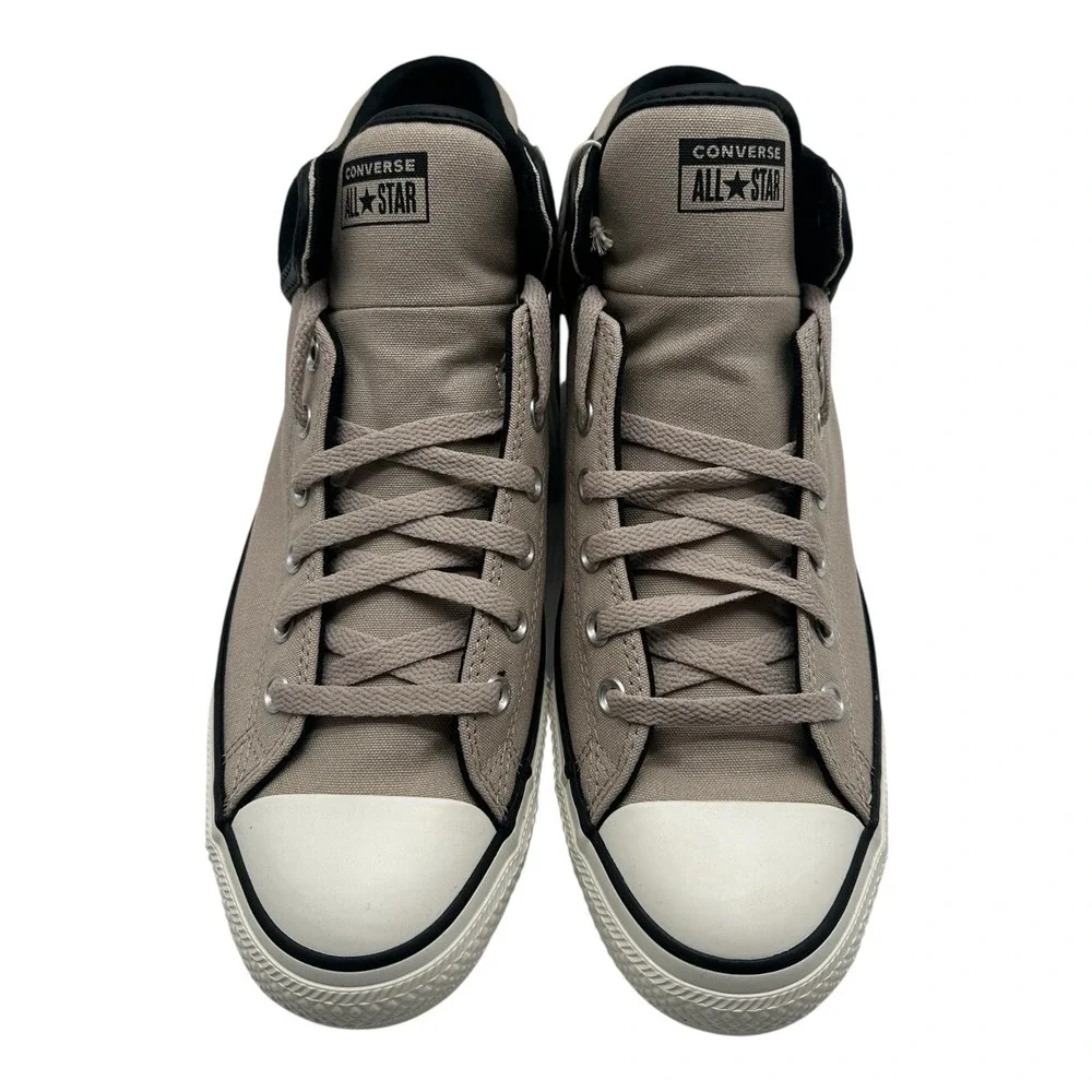Converse CTAS High Street Mid Shoes Mens Sz 9 Papyrus/Black Sneakers‎ A14294C